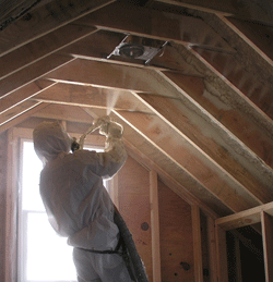 Baltimore MD attic spray foam insulation